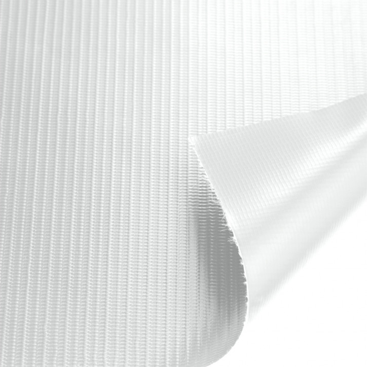 Krycia páska na plotový panel PVC 35x0,19 m, biela