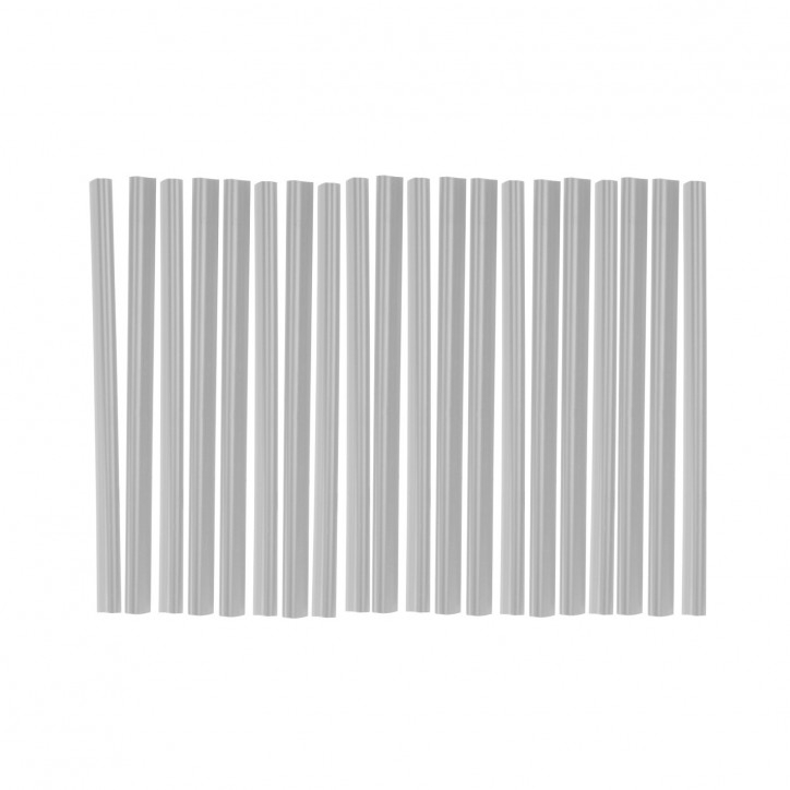 Krycia páska na plotový panel PVC 35x0,19 m, biela
