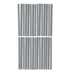 DEMA Krycia páska na plotový panel PVC 70x0,19 m, šedá
