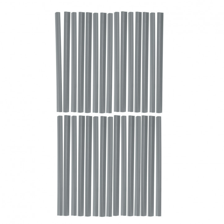 Krycia páska na plotový panel PVC 70x0,19 m, šedá