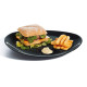 Plytký tanier 30x26 cm Steak Friends Time Black