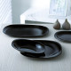 Plytký tanier 27x27 cm Carine Neo Black
