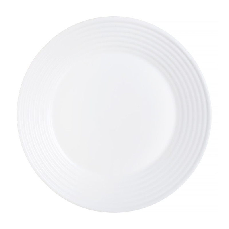 Plytký tanier 25 cm Harena biely