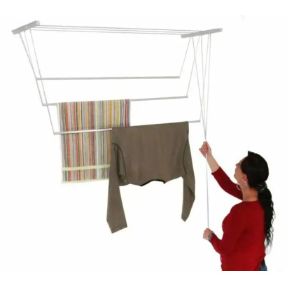 Stropný sušiak na prádlo 110 cm, 5 tyčí