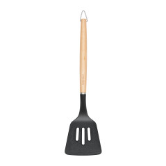 Kuchynská lopatka s otvormi nylon 34 cm Natural