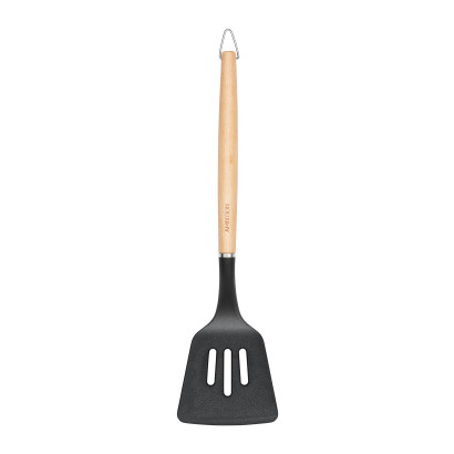Kuchynská lopatka s otvormi nylon 34 cm Natural