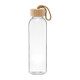 Sklenená fľaška na vodu 500 ml Natural