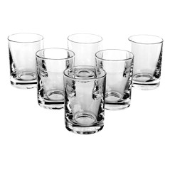 Sklenené poháriky na vodku 50 ml Shot, 6 ks