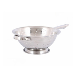 Nerezový cedník s rúčkou 24 cm Kapimex