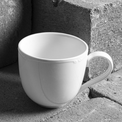 Porcelánová šálka 400 ml s tlačeným vzorom Salsa