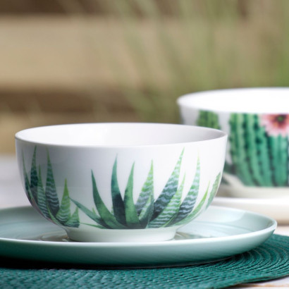 Porcelánová miska 13 cm Cactus Aloe