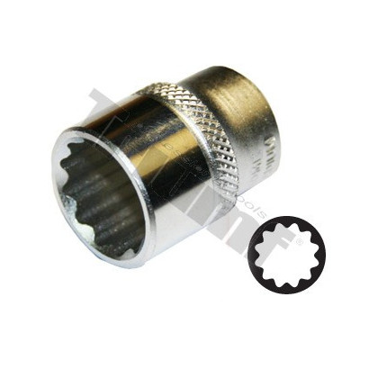 Nástrčkový kľúč 12-hran 21 mm 1/2"