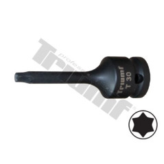 Kovaný bit torx T30 mm s 1/2" hlavicou, 80 mm