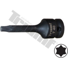 Kovaný bit torx T40 mm s 1/2" hlavicou, 80 mm