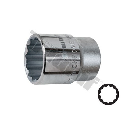 Nástrčkový kľúč 12-hran 17 mm 3/4"