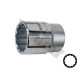 Nástrčkový kľúč 12-hran 17 mm 3/4"
