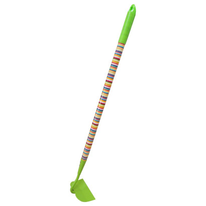 Detská motyčka plochá 72 cm, farebné pruhy