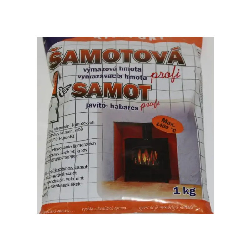 Šamotová výmazová hmota 1 kg