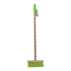 Detská metla 73 cm, farebné pruhy