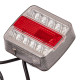 Magnetické LED koncové osvetlenie prívesu 12 V
