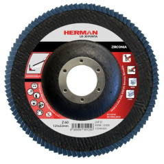 Lamelový kotúč na nerez 125 mm/P60 LR-30 Punta zirconia
