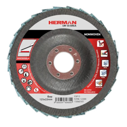 Lamelový kotúč na oceľ a neželezné kovy 125 mm/fine LW-10 Area Non-woven
