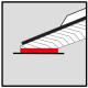Lamelový kotúč na oceľ 115 mm/P60 LS-10 Area corundum