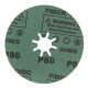 Fíbrový brúsny kotúč 125 mm K80, 25 ks