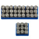 Raznice písmená + čísla 10 mm, 36-dielna sada