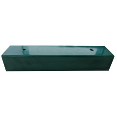 Držiak podhrabovej dosky rovný ZN+PVC U/200/40, zelený