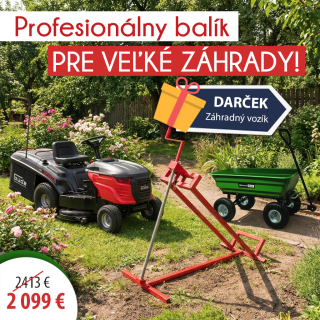 Set Traktorová kosačka GAR 960 T + Zdvihák na čistenie kosačiek a ATV RTH400 + Záhradný vozík GGW 250