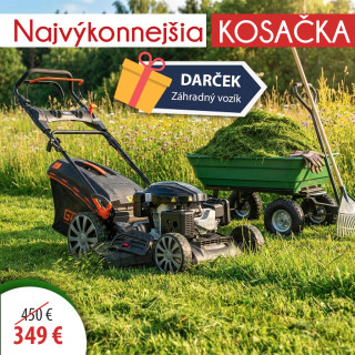 Set Kosačka High Wheeler 510-196 + Záhradný vozík GGW 250
