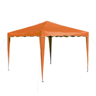 Záhradný altánok skladací 3x3 m, oranžový