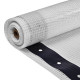 Zakrývacia plachta 180 g/m2, 2x20 m, mriežková transparentná/biela