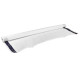 Zakrývacia plachta 180 g/m2, 2x20 m, mriežková transparentná/biela