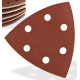 DEMA Brúsny papier pre delta brúsku 93x93x93 mm P240, 50 ks