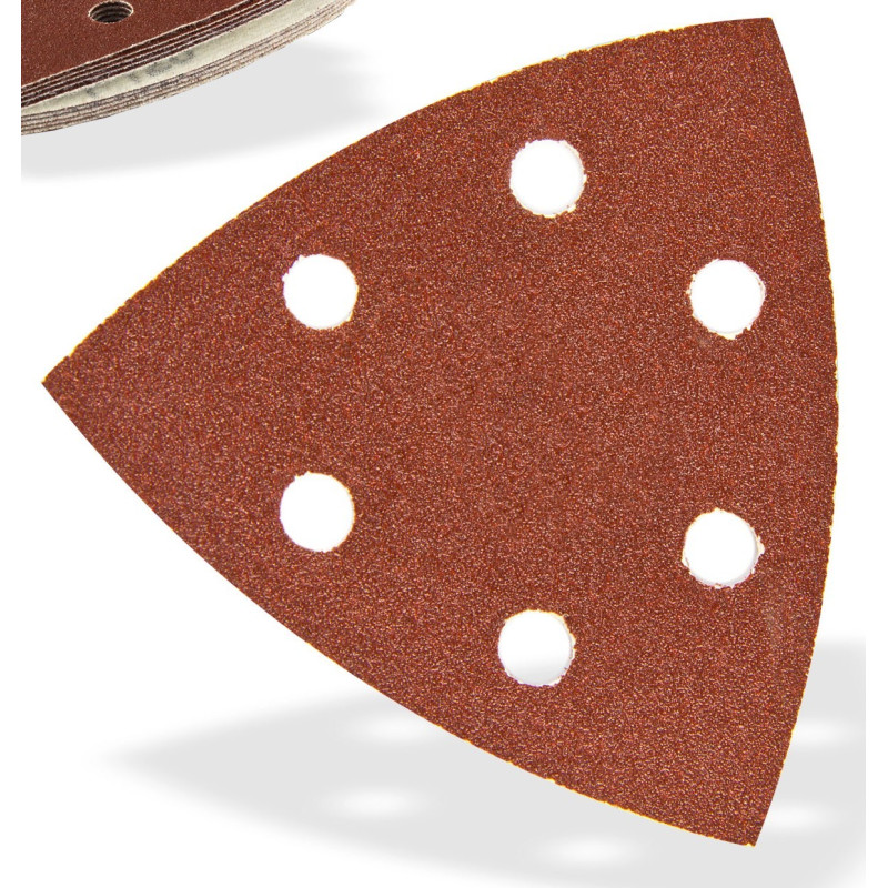 DEMA Brúsny papier pre delta brúsku 93x93x93 mm P120, 10 ks