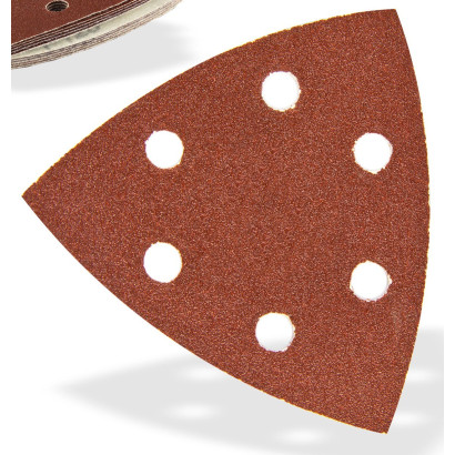 DEMA Brúsny papier pre delta brúsku 93x93x93 mm P120, 10 ks