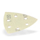 DEMA Brúsny papier pre delta brúsku 93x93x93 mm P120, 10 ks