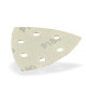 DEMA Brúsny papier pre delta brúsku 93x93x93 mm P180, 10 ks