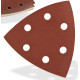 DEMA Brúsny papier pre delta brúsku 93x93x93 mm P240, 10 ks