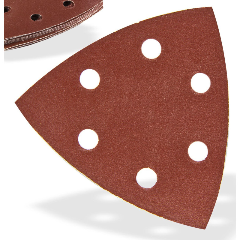 DEMA Brúsny papier pre delta brúsku 93x93x93 mm P320, 10 ks