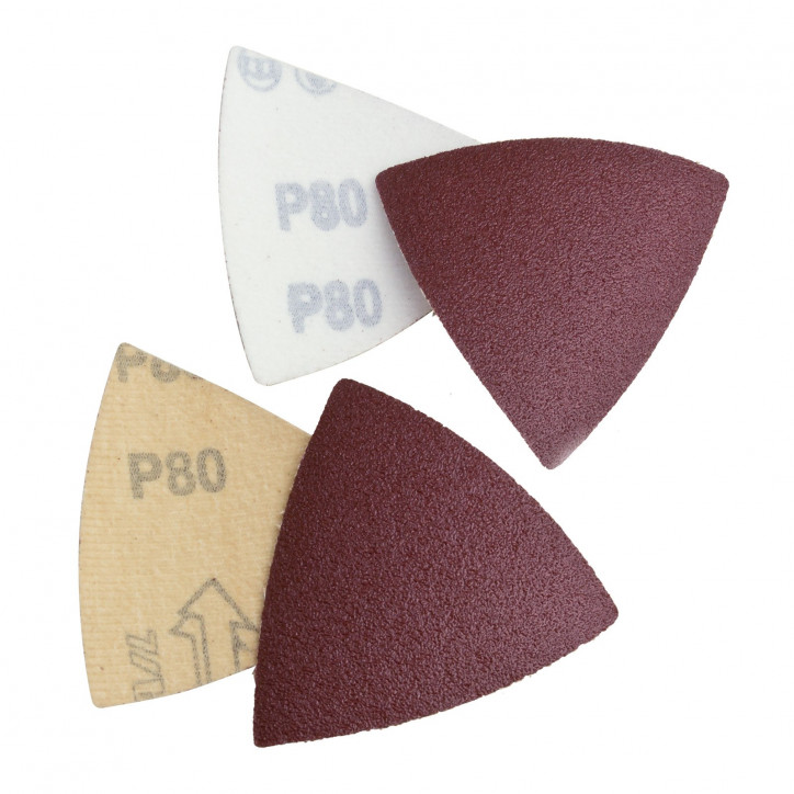 Brúsny papier pre delta brúsku 80x80 mm P40 - P180, 100 ks Brúsny papier pre delta brúsku 80x80 mm P40 - P180, 100 ks