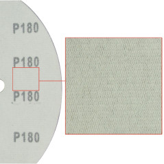 DEMA Brúsny papier pre excentrickú brúsku 225 mm P180, 25 ks