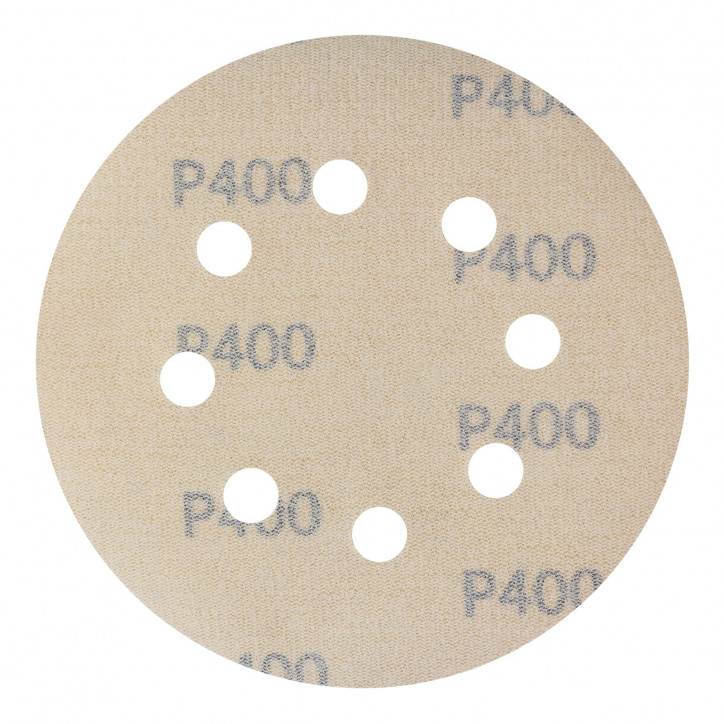 Brúsny papier pre excentrickú brúsku 125 mm P400, 10 ks