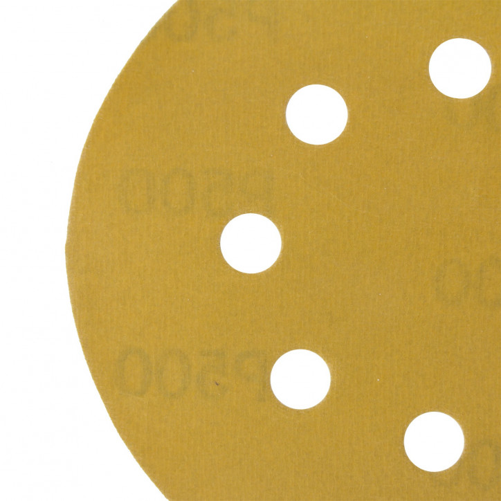 Brúsny papier pre excentrickú brúsku 125 mm P500, 10 ks Brúsny papier pre excentrickú brúsku 125 mm P500, 10 ks