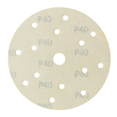 Brúsny papier pre excentrickú brúsku 150 mm P40, 10 ks