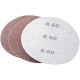 Güde Brúsny papier s adaptérom 150 mm K60, K80, K120, K240, 13-dielna sada