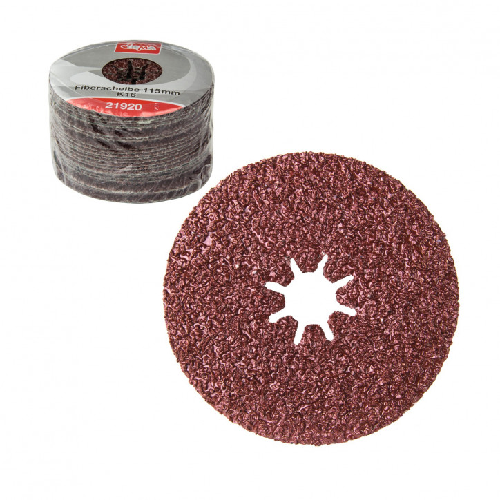 Fíbrový brúsny kotúč 115 mm K16, 25 ks Fíbrový brúsny kotúč 115 mm K16, 25 ks