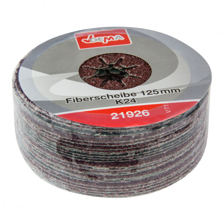 Fíbrový brúsny kotúč 125 mm K24, 25 ks Fíbrový brúsny kotúč 125 mm K24, 25 ks
